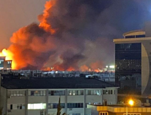 İstanbul’da Korkutan Yangın İçin Havadan Söndürme İstendi