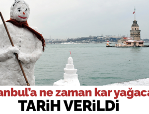 Beklenen Kar Yağışı İçin Tarih Verildi