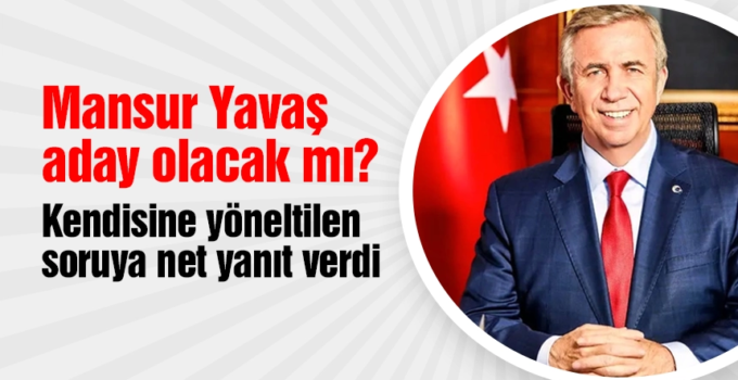 Yavaş Cumhurbaşkanı Adayı Olacak Mı?