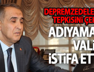 Adıyaman Valisi Çuhadar İstifa Etti