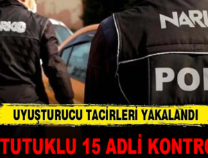 UYUŞTURUCU SATICISI VE KULLANICILARI YAKALANDI