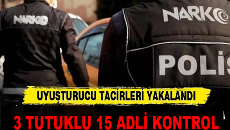 UYUŞTURUCU SATICISI VE KULLANICILARI YAKALANDI