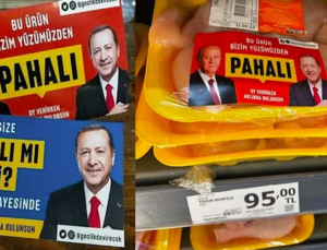 “Erdoğan Sayesinde” Etiketlerini Tasarlamıştı