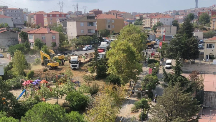 Üsküdar’da Sitede Olaylı Yeşil Alan Tartışması