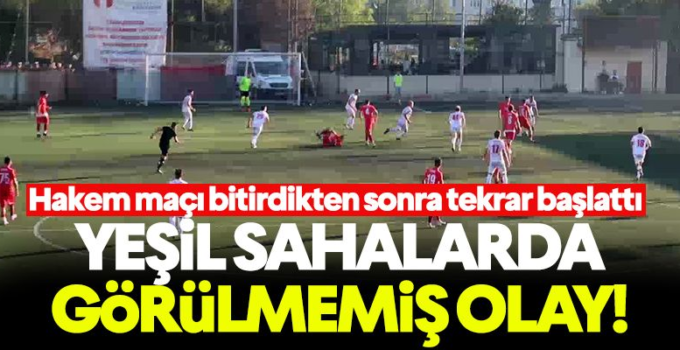 Yeşil Sahalarda Görülmemiş Skandal Olay !