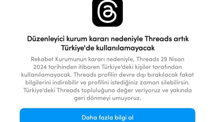 Threads’in Türkiye’de Kullanımı Yasaklandı