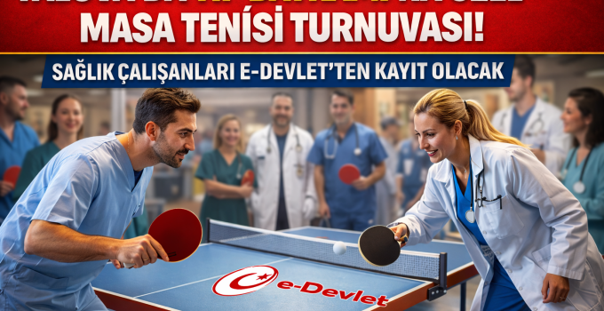 Yalova’da 14 Mart Tıp Bayramı’na Özel Masa Tenisi Turnuvası Düzenlenecek