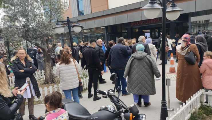 Yalova’da Özel Hastanede Yangın Paniği