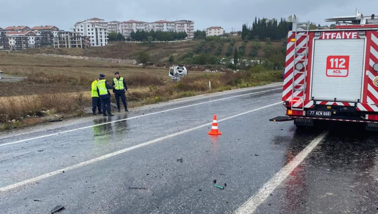 BETON MİKSERİ ÇARPTI 2 YARALI