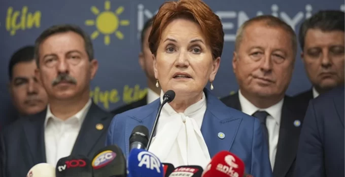 İyi Parti Lideri Meral Akşener’den Önemli Açıklama