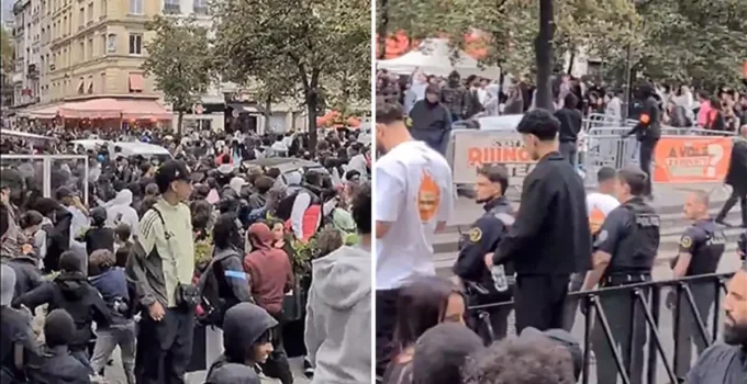 Paris’te Influencer Etkinliğinde İzdiham: Ücretsiz Yemek Dağıtımı İptal Edildi