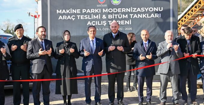 Yalova’da İl Özel İdaresi Yatırımları ve Araç Teslim Töreni Gerçekleştirildi