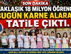 Yalova’da 55 Bin 798 Öğrenci Karne Heyecanı Yaşadı