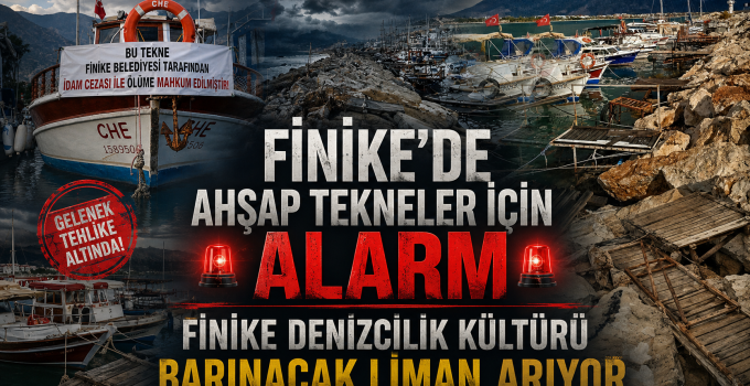 Finike’de Ahşap Tekneler İçin Alarm: Denizcilik Kültürü Barınacak Liman Arıyor